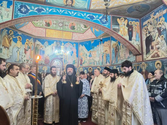 PS Nichifor Botoșăneanul la Parohia Țolici, județul Neamț