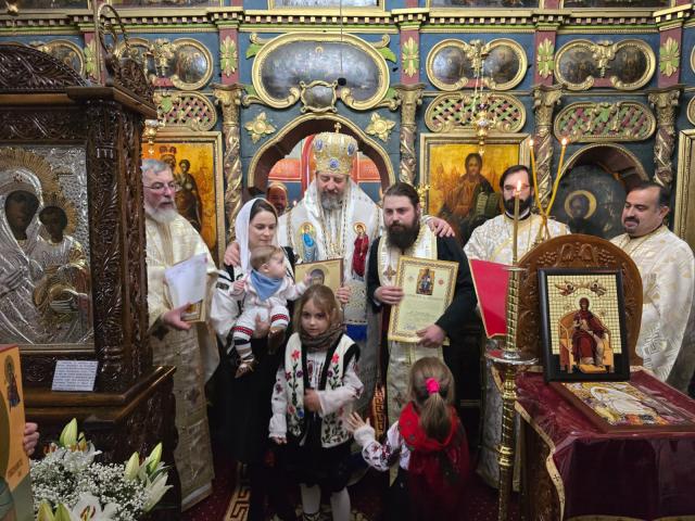 PS Nichifor Botoșăneanul la Parohia Țolici, județul Neamț