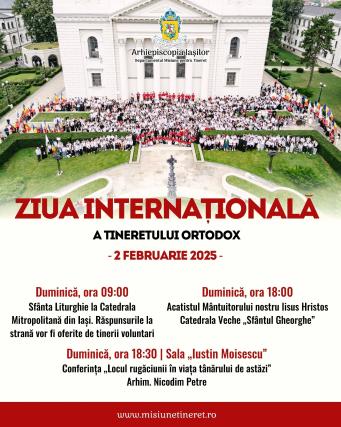 afis Ziua Mondială a Tineretului Ortodox