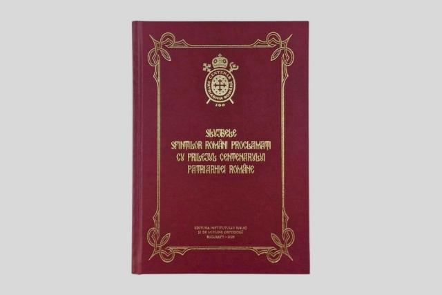 Volumul care cuprinde slujbele celor 16 noi sfinți români