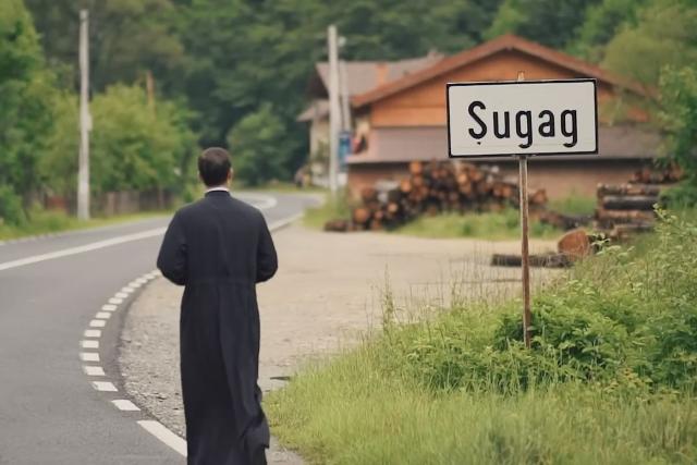 Cadru din filmul „Pelerin pe urmele Sfântului Gheorghe Pelerinul” (producție Doxologia Media, 2018)