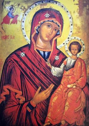 Icoana Maicii Domnului „Îndrumătoarea” de la Biserica Mihai Vodă din București