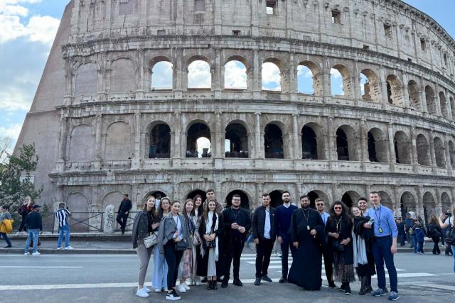 Pelerinaj la Roma al studenților Facultății de Teologie Ortodoxă din Iași