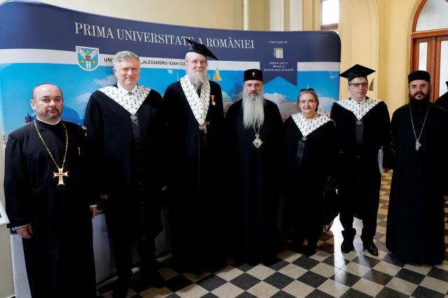 Pr. prof. John Behr a primit titlul de Doctor Honoris Causa din partea Universității „Alexandru Ioan Cuza” din Iași