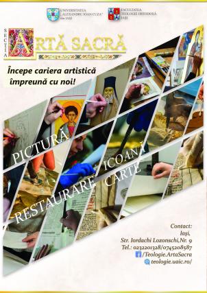 Facultatea de Teologie din Iași deschide înscrierile la specializarea „Artă Sacră” – formare în pictură bisericească și restaurare