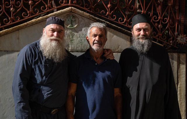 Mel Gibson în Muntele Athos
