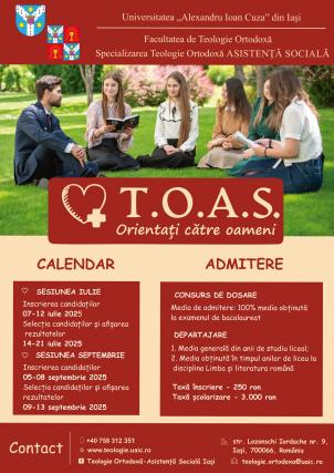Specializarea Teologie Ortodoxă Asistență Socială: o vocație în slujba aproapelui, o lucrare în Duhul iubirii lui Hristos și un răspuns profesional