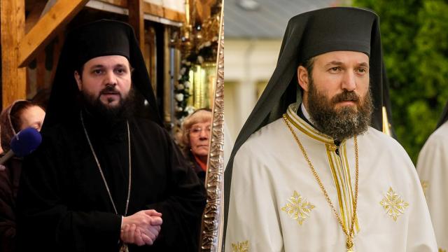 Părintele Arhimandrit Teofil Anăstăsoaie și Părintele Arhimandrit Nicolae Dănilă