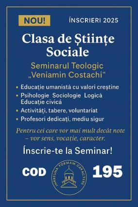 Un nou profil și o nouă specializare la Seminarul Teologic de la Mănăstirea Neamț