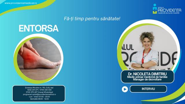 Entorsa – simptome și recomandări medicale