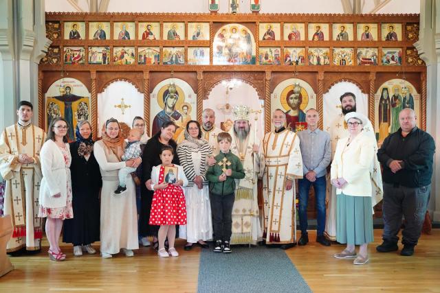 Episcopul Macarie a slujit în aceste zile în mijlocul credincioșilor scandinavi convertiți la Ortodoxie