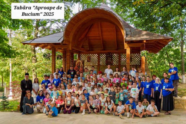 Copiii au redescoperit bucuria credinței la Tabăra „Aproape de Bucium”