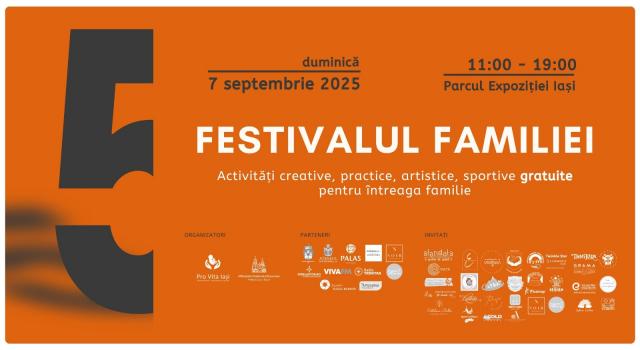 Afișul evenimentului „Festivalul Familiei” 2025