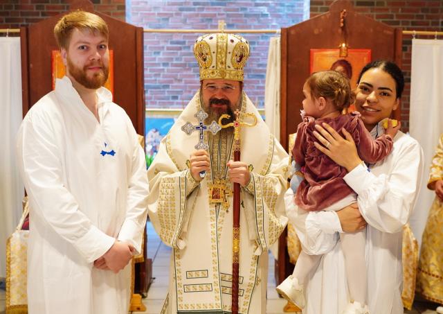 O familie norvegiană a fost botezată la Oslo
