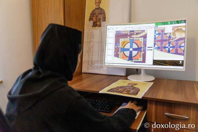 Veșmânt brodat pentru Sfântul Preot Mărturisitor Dumitru Stăniloae