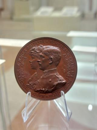 Medalia căsătoriei principesei Maria de Edinburgh cu principele moștenitor Ferdinand al României
