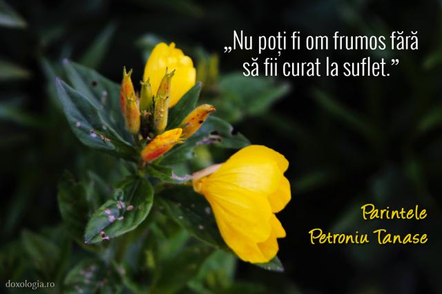 Nu poți fi om frumos fără să fii curat la suflet