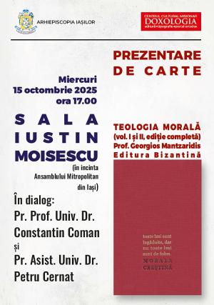 Teologia Morală a profesorului Georgios Mantzaridis, prezentată la Iași