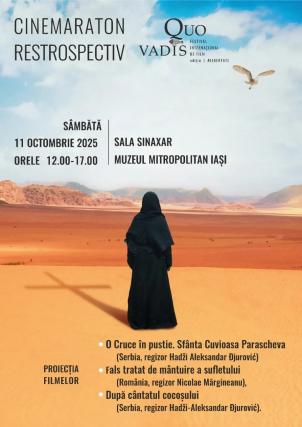 Cinemaraton retrospectiv Quo Vadis, dedicat pelerinilor Sfintei Parascheva, la Muzeul Mitropolitan din Iași
