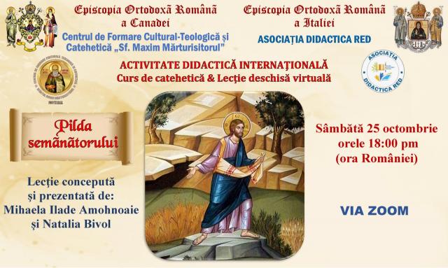 Lecții deschise de religie și cateheze, cu participare internațională Lecții deschise de religie și cateheze, cu participare internațională