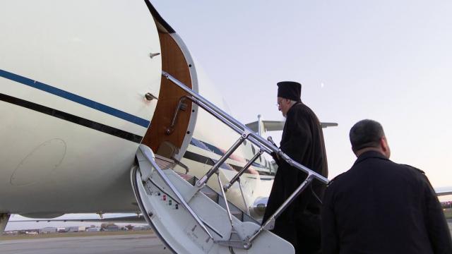 Patriarhul Ecumenic Bartolomeu I, la finalul celei de-a 11-a vizite în România / Fotografii: capturi TRINITAS TV / Antonio Cîrdei Patriarhul Ecumenic Bartolomeu I, la finalul celei de-a 11-a vizite în România