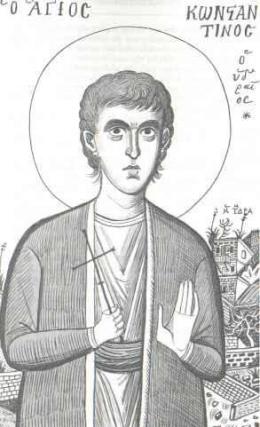 Sfântul Mucenic Constantin din Rodos