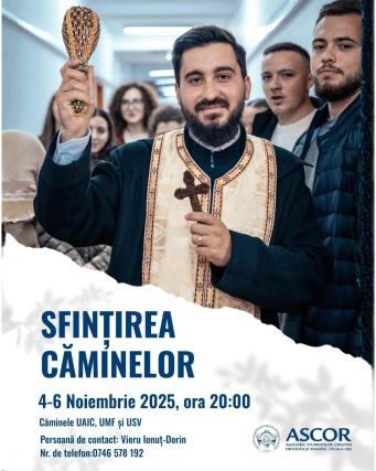 Evenimente care vor avea loc în Arhiepiscopia Iaşilor, în perioada 2-8 noiembrie 2025