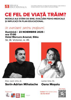 Arhid. lect. univ. dr. Adrian Sorin Mihalache va susține o serie de conferințe naționale despre familie, educație și liniștea interioară