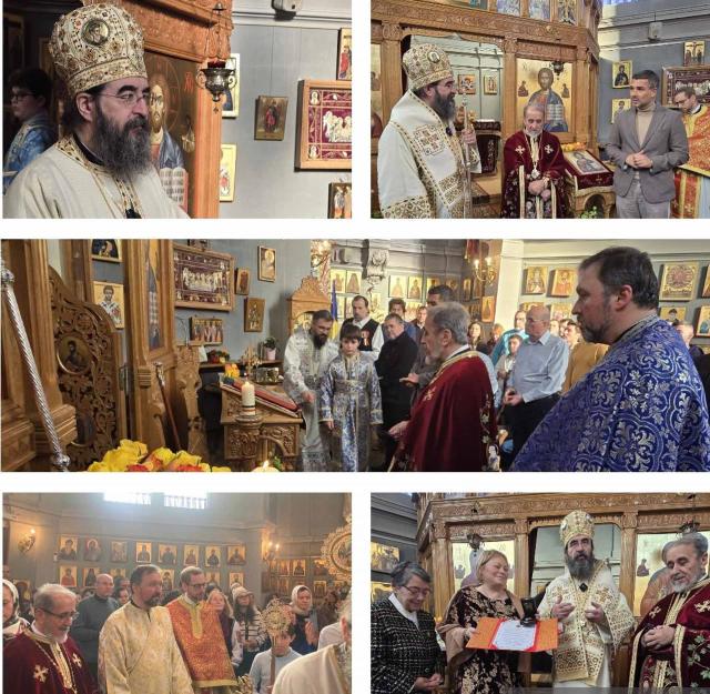 Sfântă Liturghie Arhierească în Parohia „Sfântul Grigorie Teologul” din Schiedam/Rotterdam, la sărbătoarea hramului și împlinirea a 45 de ani de neîntreruptă slujire