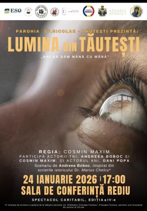 Spectacol caritabil la Rediu: „Lumina din Tăutești”, un îndemn la solidaritate și memorie istorică