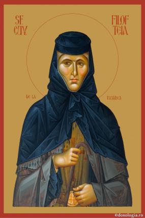 Sfânta Cuvioasă Filofteia de la Pasărea, mama Sfântului Ierarh Calinic de la Cernica - 13 Aprilie