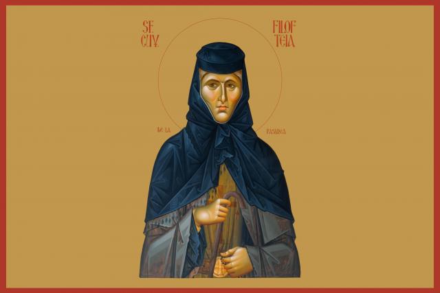 Sfânta Cuvioasă Filofteia de la Pasărea, mama Sfântului Ierarh Calinic de la Cernica