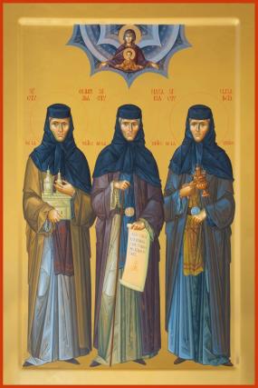 Sfintele Cuvioase Olimpiada, Nazaria și Elisabeta de la Văratec