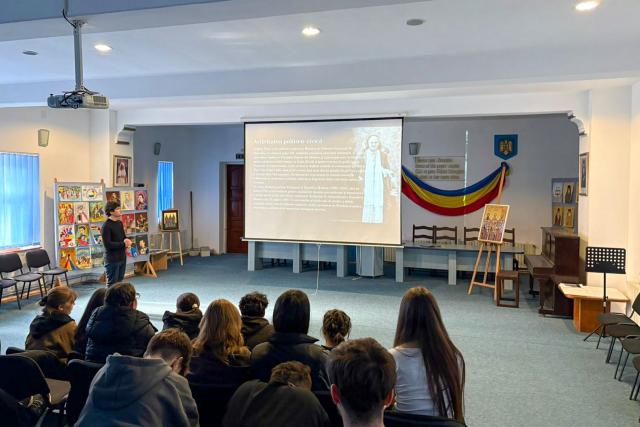 Un omagiu adus limbii române și eternității lui Grigore Vieru la Seminarul de la Mănăstirea Neamț