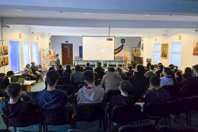 Un omagiu adus limbii române și eternității lui Grigore Vieru la Seminarul de la Mănăstirea Neamț