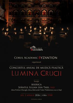 Corurile „Byzantion” și „Mini Byzantion” vor concerta în Iași