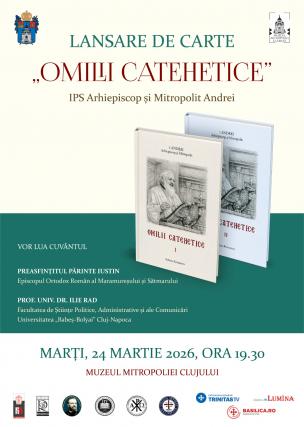 Seară culturală la Cluj: lansare de carte și 15 ani de arhipăstorire ai IPS Andrei