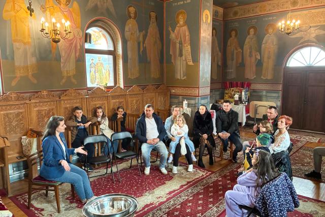 Psihologul Gilia Crăciun a susținut un atelier despre relații de cuplu la „Nașterea Maicii Domnului” Curături