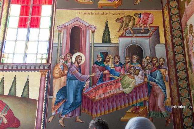 scena vindecarii slăbănogului din Capernaum