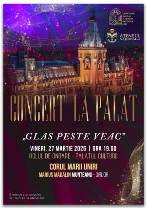 Dialog muzical între epoci la Palatul Culturii din Iași: concerte speciale în luna martie
