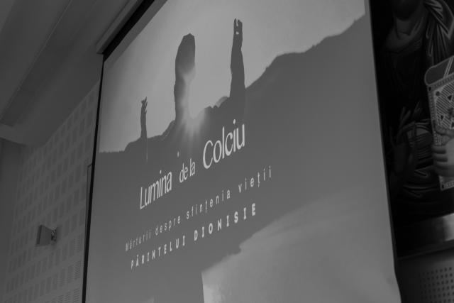 Proiecția documentarului „Lumina de la Colciu – Mărturii despre Sfântul Dionisie”, la Piatra-Neamț și Iași