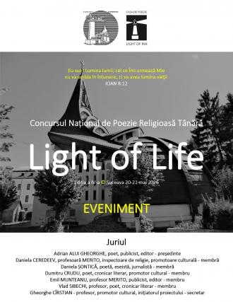 Suceava găzduiește Concursul Național de Poezie Religioasă Tânără „Light of Life”, ediția a IV-a