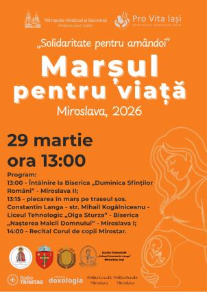 Evenimente care vor avea loc în Arhiepiscopia Iaşilor, în perioada 29 martie – 4 aprilie 2026