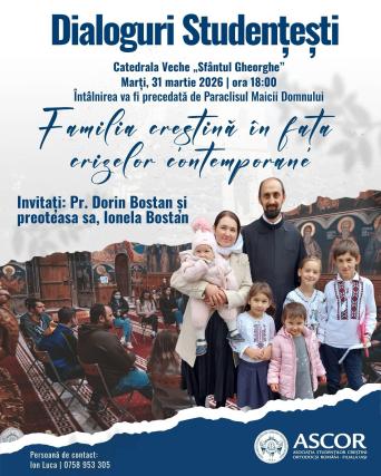 Evenimente care vor avea loc în Arhiepiscopia Iaşilor, în perioada 29 martie – 4 aprilie 2026