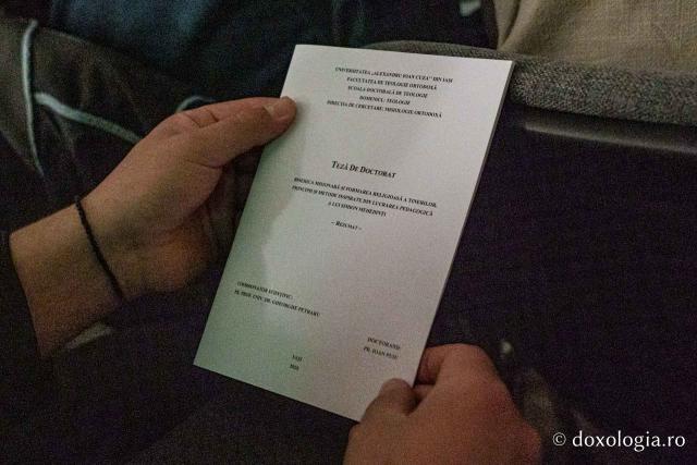 Noi doctori la Facultatea de Teologie „Sfântul Dumitru Stăniloae” din Iași. Tezele, realizate la disciplina Misiologie
