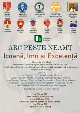 „Arc peste Neamț” – elevii Seminarului „Veniamin Costachi”, implicați într-un proiect dedicat patrimoniului