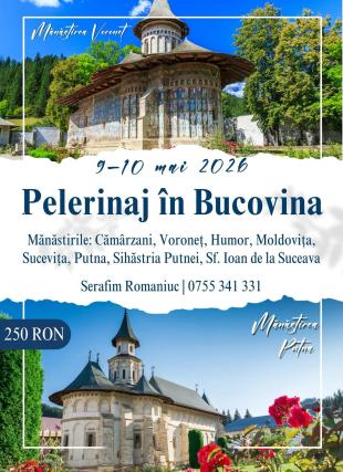Evenimente care vor avea loc în Arhiepiscopia Iaşilor, în perioada 3-9 mai 2026