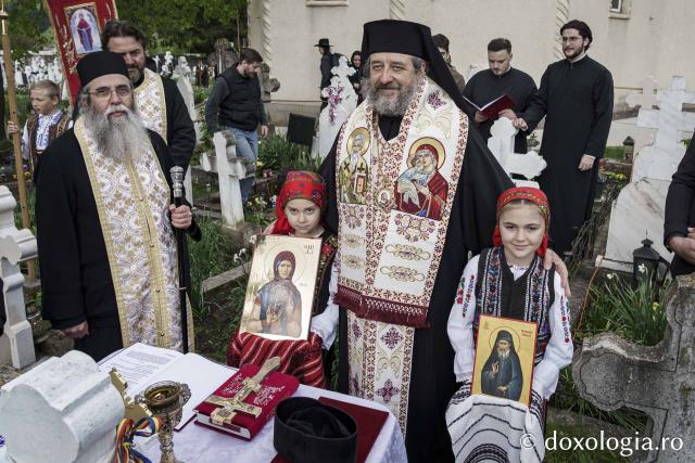 Moaștele Sfintei Olimpiada, mama Sfântului Petroniu de la Prodromu, au fost deshumate