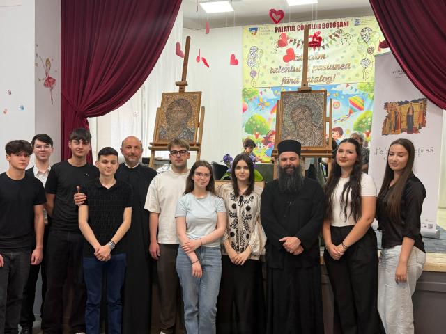 Copiii din Botoșani au descoperit arta mozaicului în cadrul Atelierului Eikon – IBMF 2026
