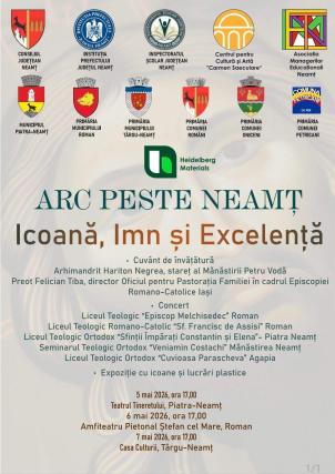 Evenimente care vor avea loc în Arhiepiscopia Iaşilor, în perioada 3-9 mai 2026
